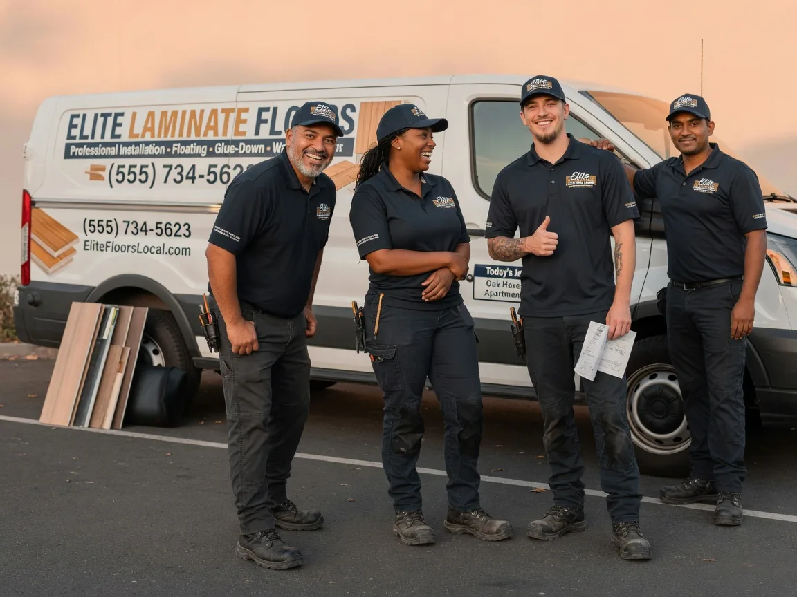 Laminate flooring installation company in New Baden, IL